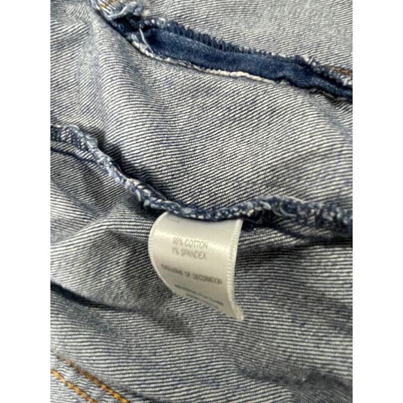 Garnet Hill Kids Jean Jacket with Embroidered Flowers Size Large - Picture 14 of 16